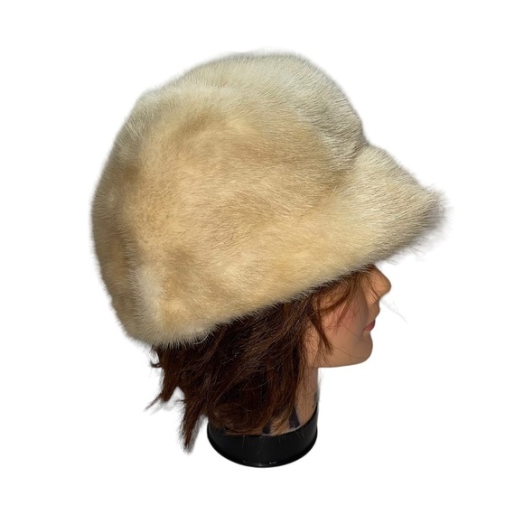 Vintage Women Real Mink Fur Hat main image 6